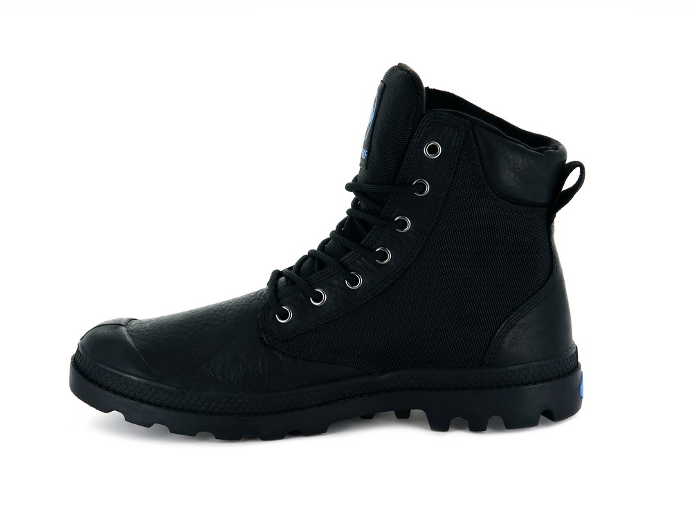 Botas Palladium PAMPA SPORT CUFF WPN Hombre Negras | Costa Rica-60958